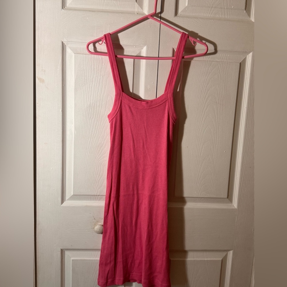 Elegant Pink Mini Dress